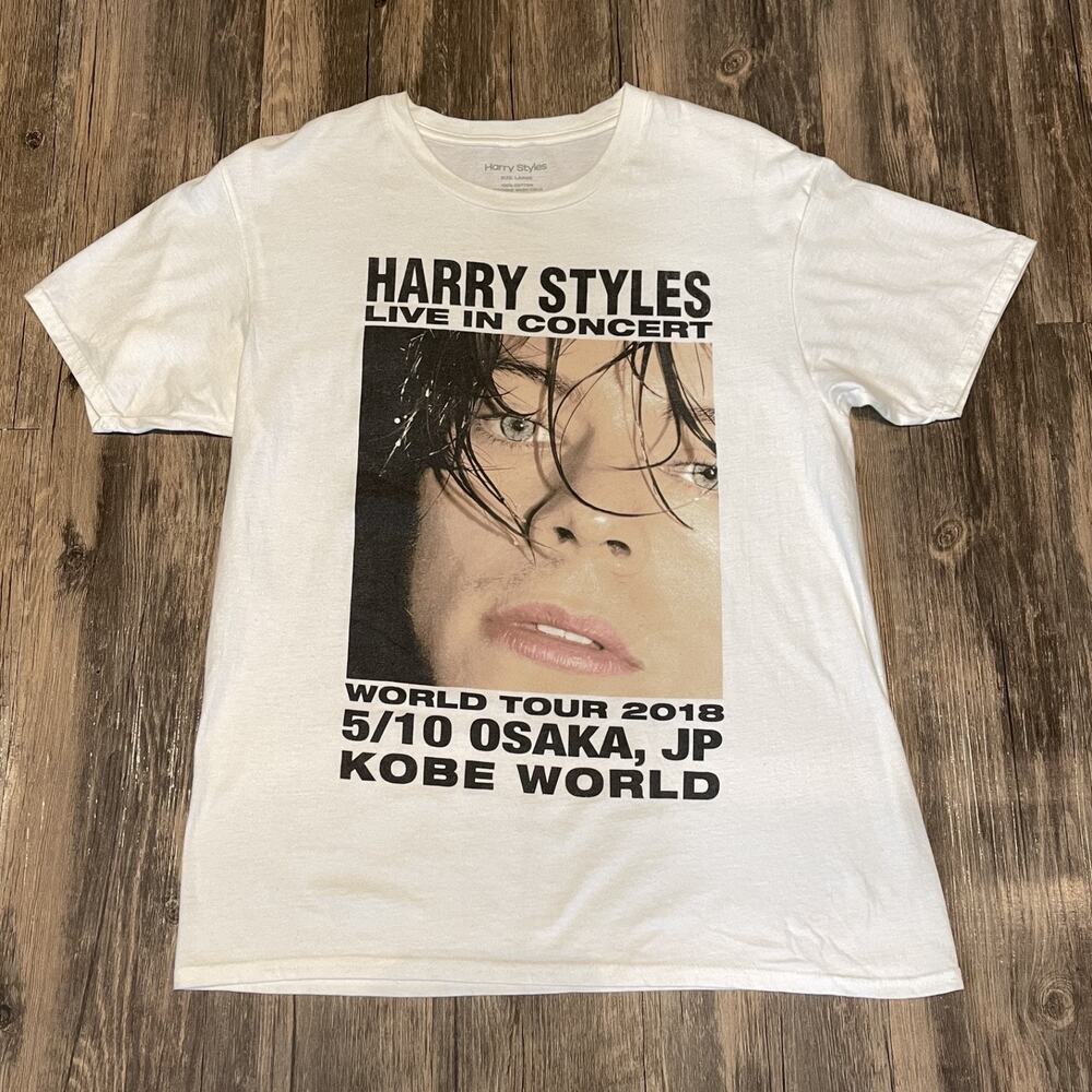 Harry Styles 2018 Live Concert T-Shirt 5/10 Osaka, Japan Shirt Men's Sz L